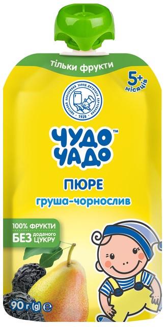 Дитяче пюре Чудо-Чадо Груша/чорнослив без цукру 90 г DP (2482530303)