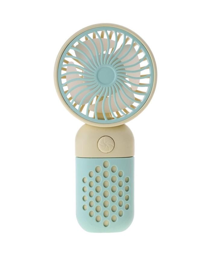Вентилятор Mini Fan Z8 7186 аккумуляторный с USB-зарядкой Желтый с салатовым