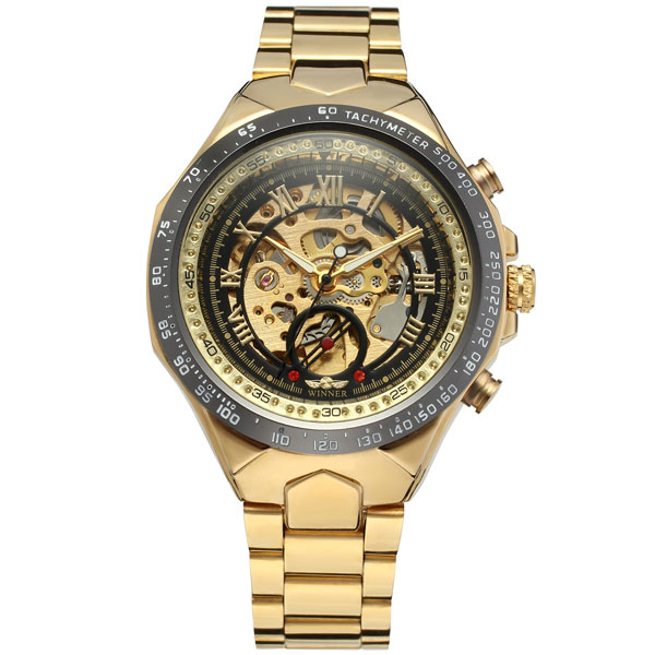 Годинник наручний чоловічий Winner Action Gold (11111) - фото 4 Годинник наручний чоловічий Winner Action Gold (11111) - фото 4