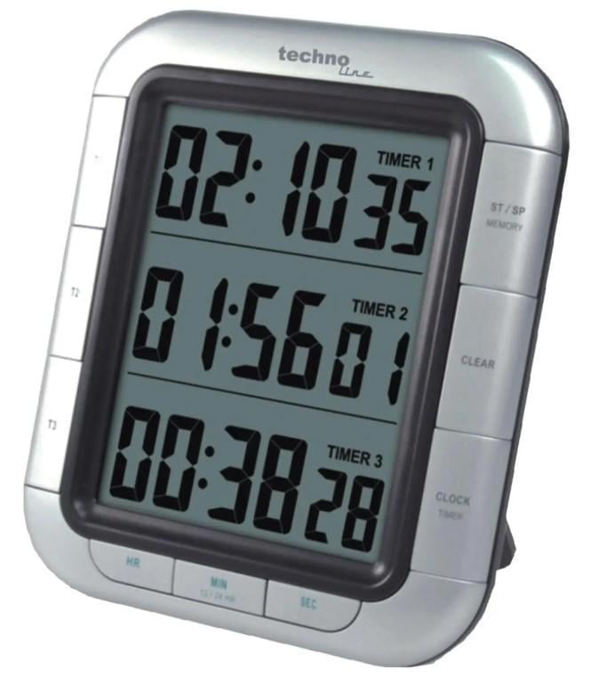 Таймер кухонный Technoline KT300 Magnetic Silver (DAS301201) Таймер кухонный Technoline KT300 Magnetic Silver (DAS301201)