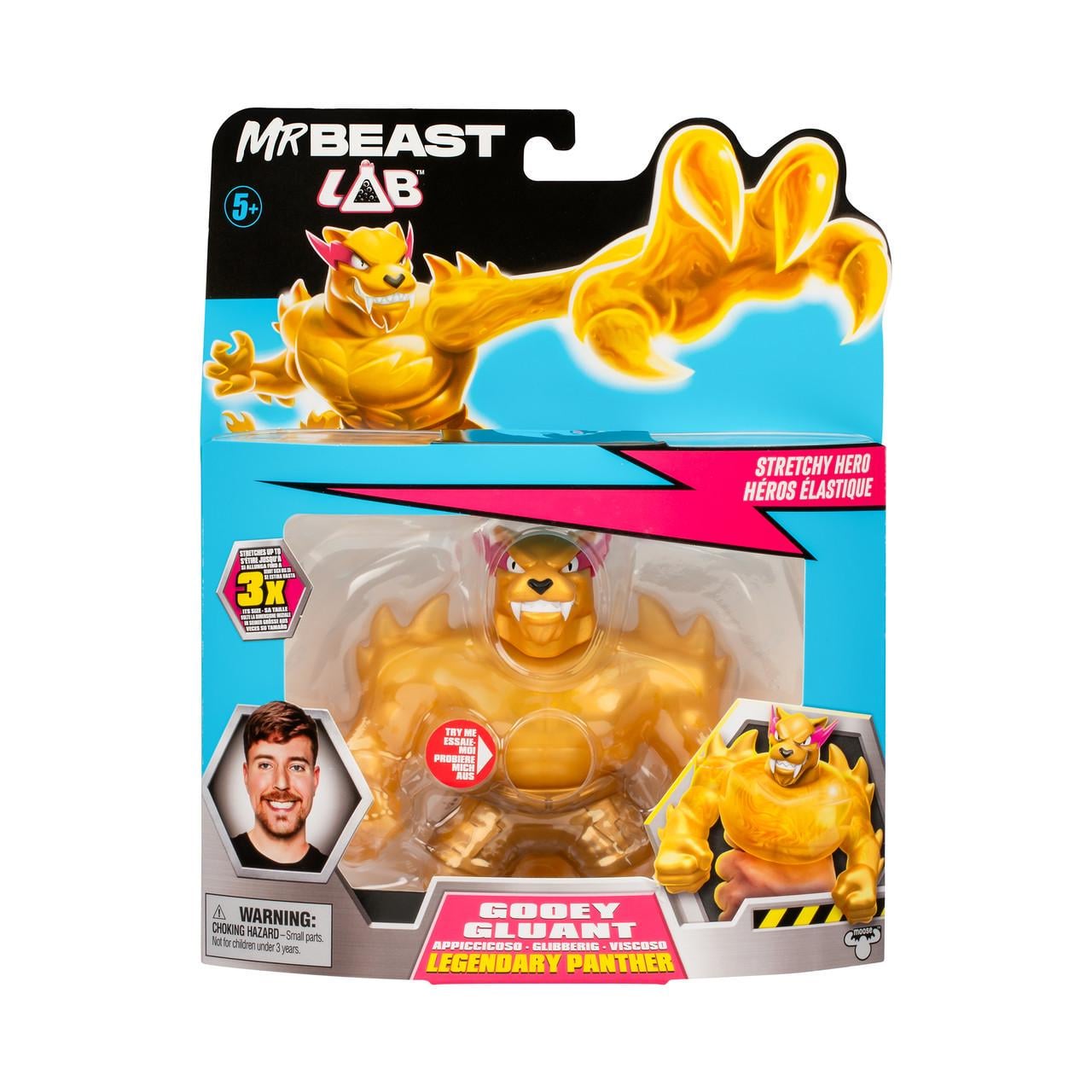 Фігурка що розтягується MrBeast Lab легендарна Пантера (2443972419)