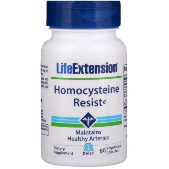 В комплекс Life Extension Homocysteine Resist 60 Veg Caps (LEX-21216)
