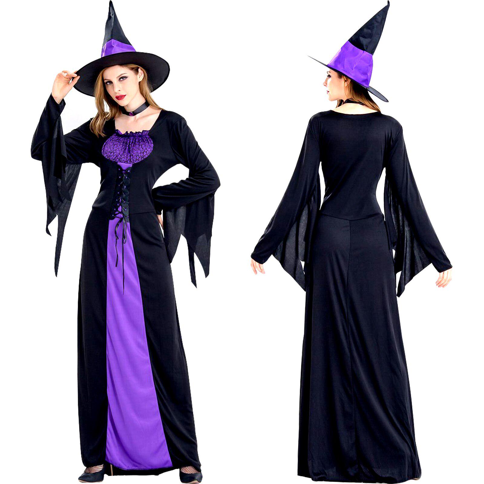 Женский костюм ведьмы на Хэллоуин