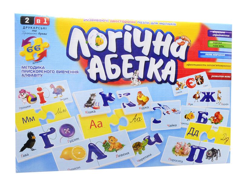 Настільна гра Danko Toys Логічна абетка DT66ASP-U (MTT-40445)