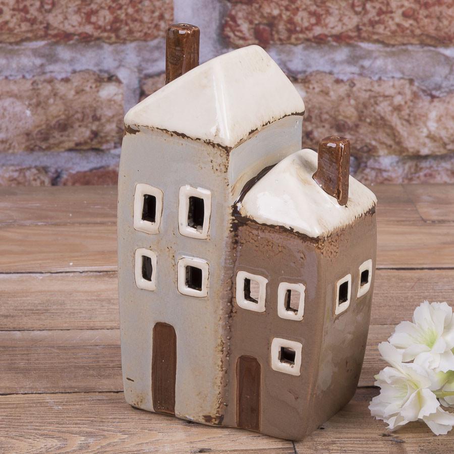 Статуэтка-подсвечник Домик керамический (1967)