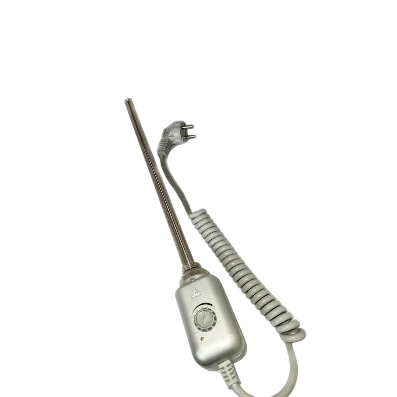 Тен для полотенцесушителя Tenko 1/2" 0,6 кВт термостат Серый (51632PSG)