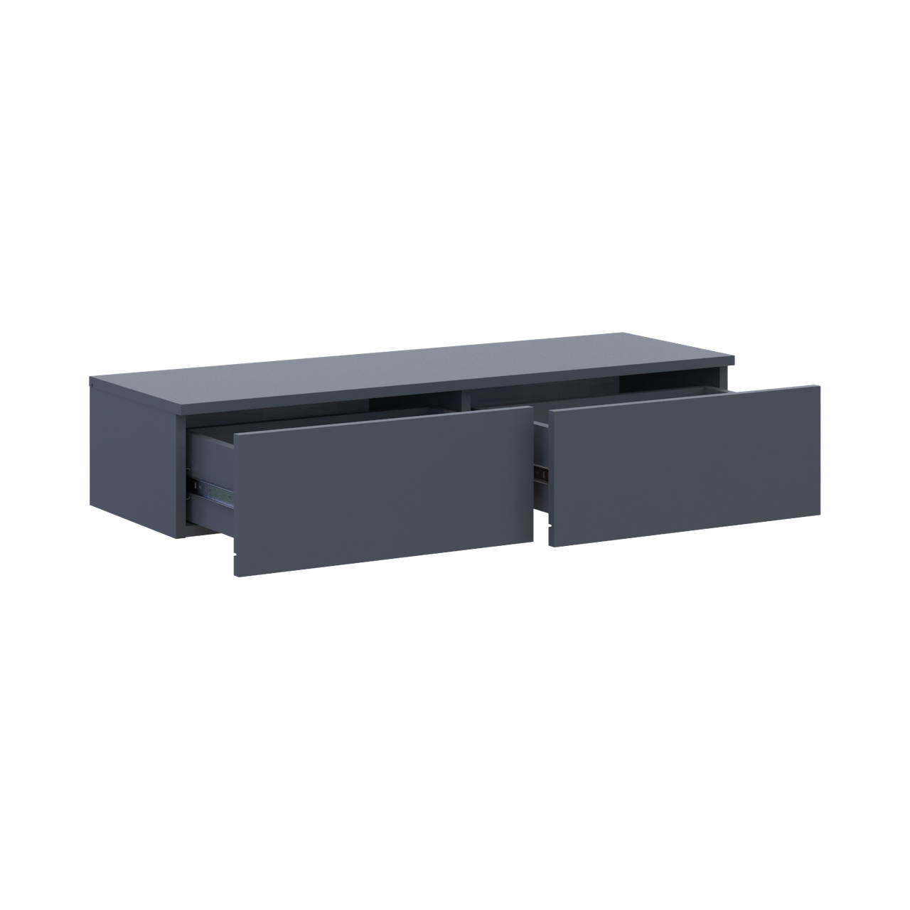 Туалетний столик Doros Левія 2Ш 100х32х22 см Графіт (41516089) - фото 2 Туалетний столик Doros Левія 2Ш 100х32х22 см Графіт (41516089) - фото 2