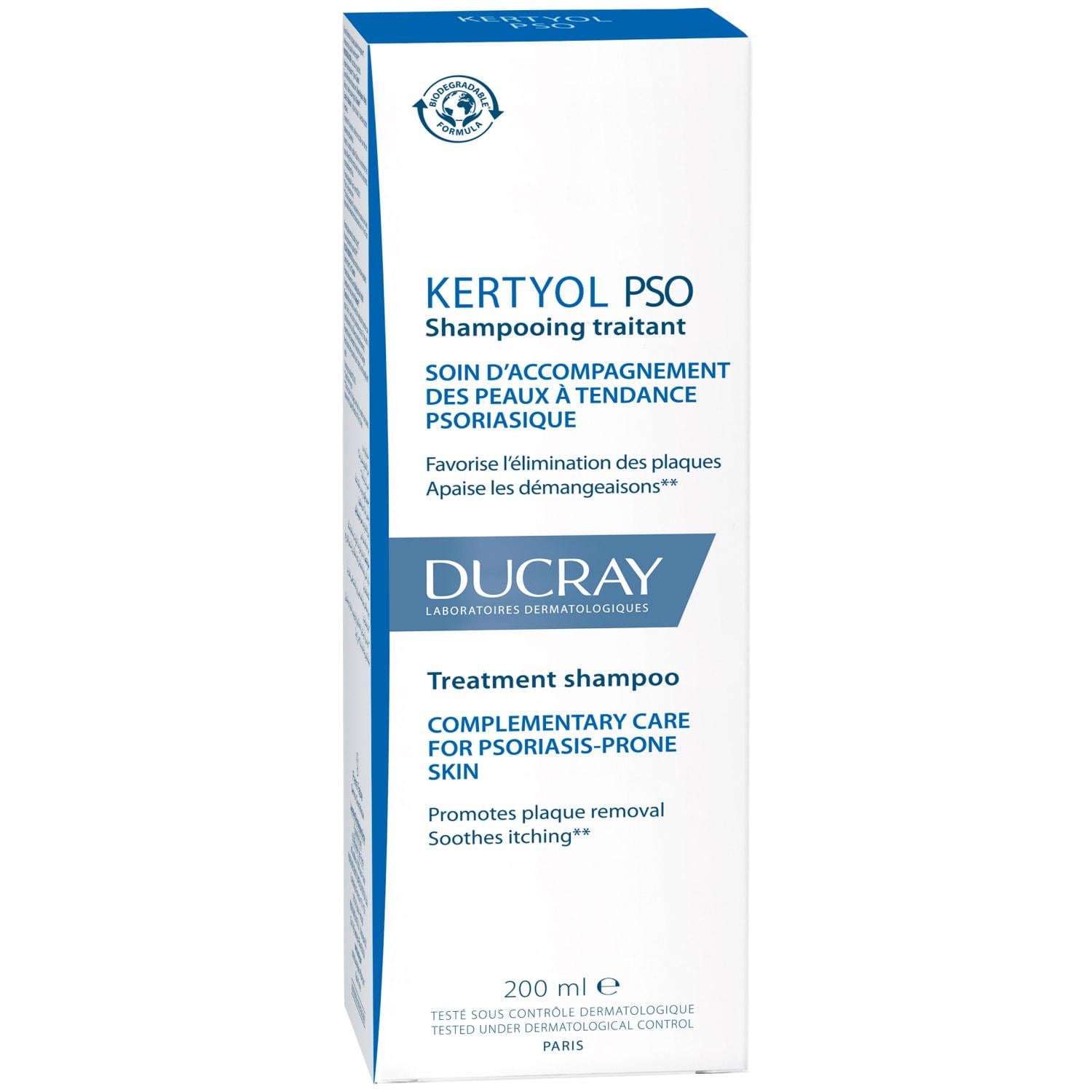 Шампунь Ducray Kertyol PSO против перхоти и покраснения кожи головы 200 мл (1540136581)
