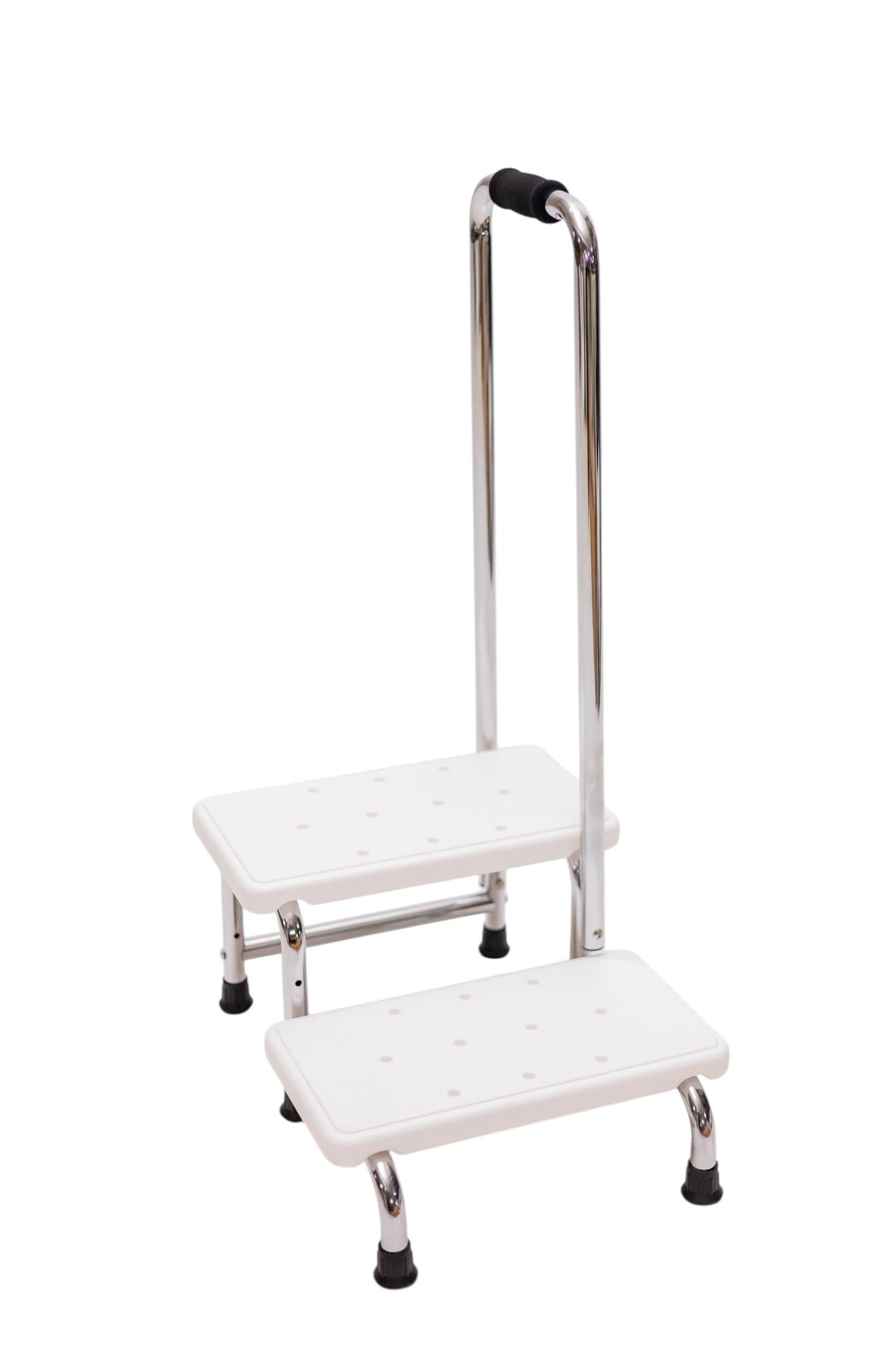 Табурет-сходинка подвійна з поручнем (MED1-SC6050-6)