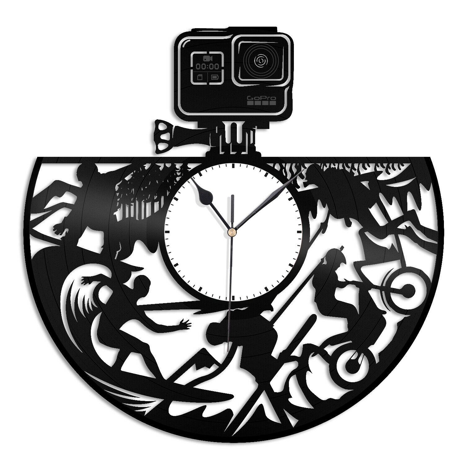 Часы настенные Блогер 1775 из виниловой пластинки