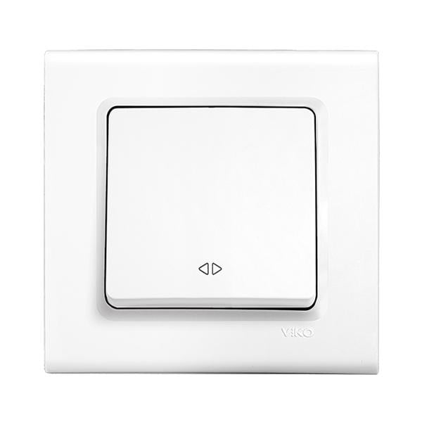 Выключатель Viko Linnera 1-клавишный перекрестный Белый