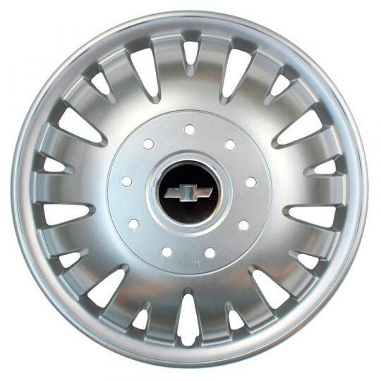 Автомобильные колпаки SKS 410 R16 с логотипом Chevrolet 4 шт. Серебристый