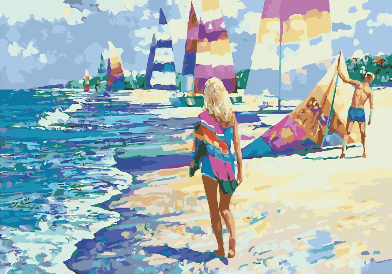 Картина по номерам Идейка На Мальдивах 35x50 см (skl-КНО2718)