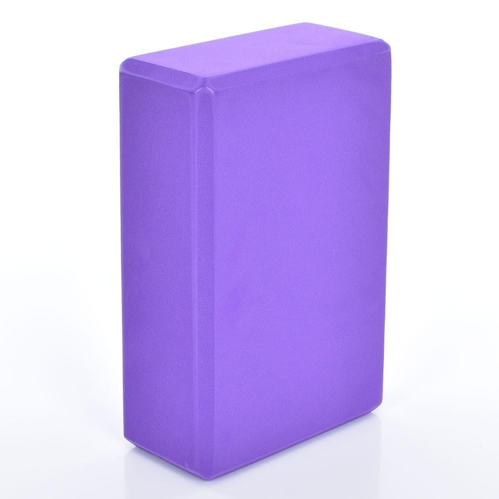 Блок для йоги HOME MS 0858-11-V EVA Фиолетовый (6903317614059)