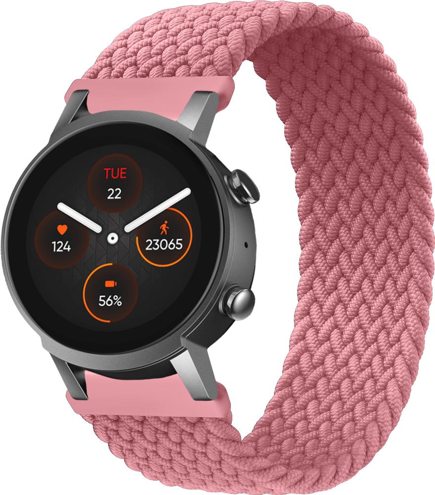 Ремінець Solo Loop для Mobvoi TicWatch E3 (135 мм) Pink (26767-31)