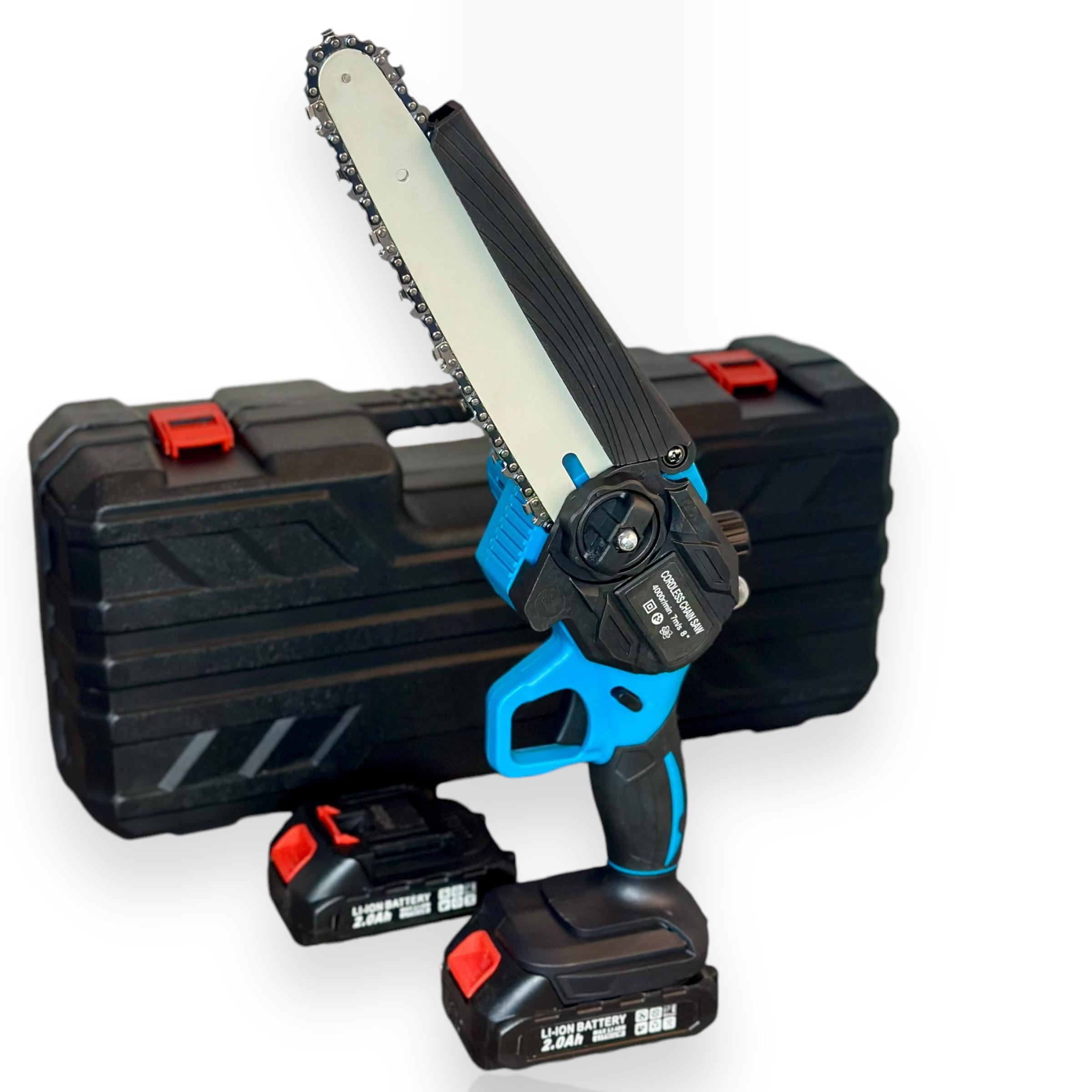 Аккумуляторная цепная пила 8" 2xАКБ 24V 2Аh автоматическая подача масла (23320458)