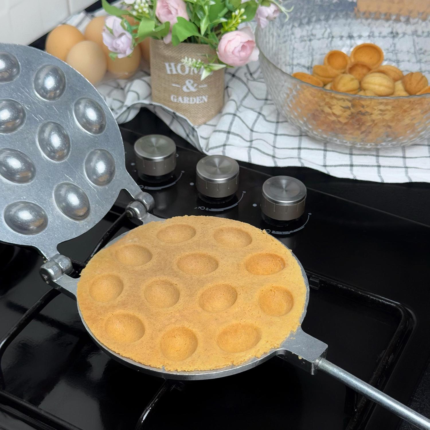 Форма для выпекания орешков ХЕАЗ на 12 половинок орехов со съемными ручками (87441) - фото 46 Форма для выпекания орешков ХЕАЗ на 12 половинок орехов со съемными ручками (87441) - фото 46