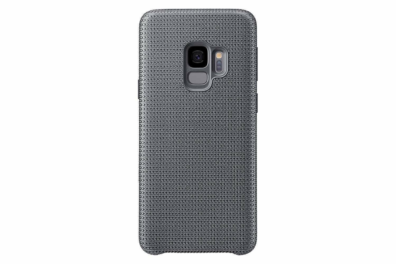 Фирменный противоударный чехол для Samsung Galaxy S9 Hyperknit Cover Grey