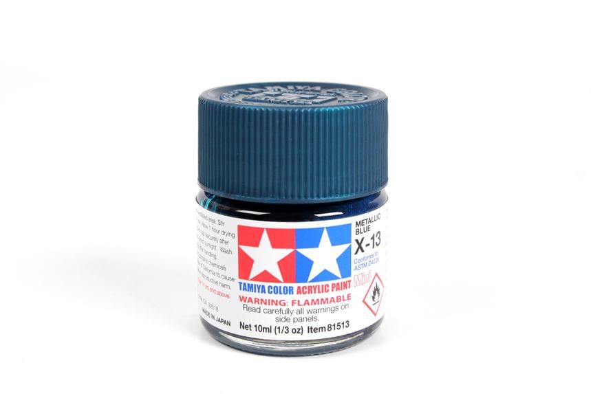 Акриловая краска Tamiya Acrylic mini X-13 Metallic Blue Синий металлик (81513-A00)