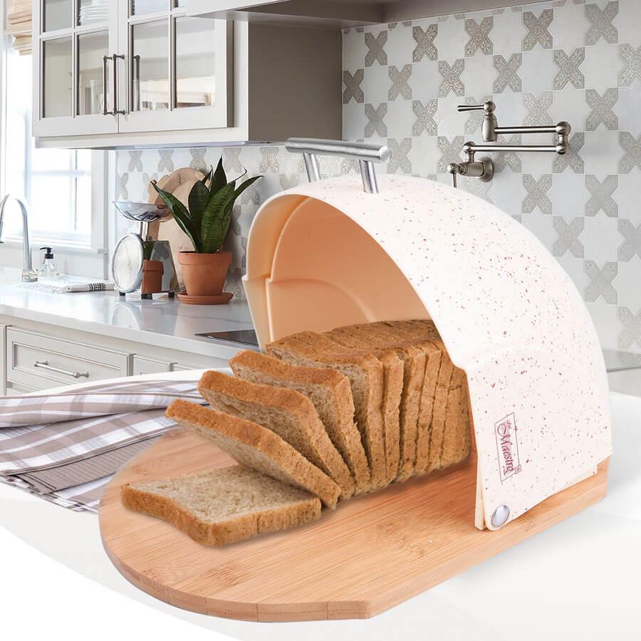 Хлібниця Maestro MR-1678-BR-beige (35681) - фото 4 Хлібниця Maestro MR-1678-BR-beige (35681) - фото 4