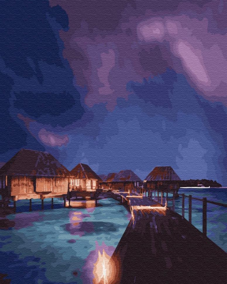 Картина по номерам Brushme Сказочные Мальдивы (GX28892) Картина по номерам Brushme Сказочные Мальдивы (GX28892)