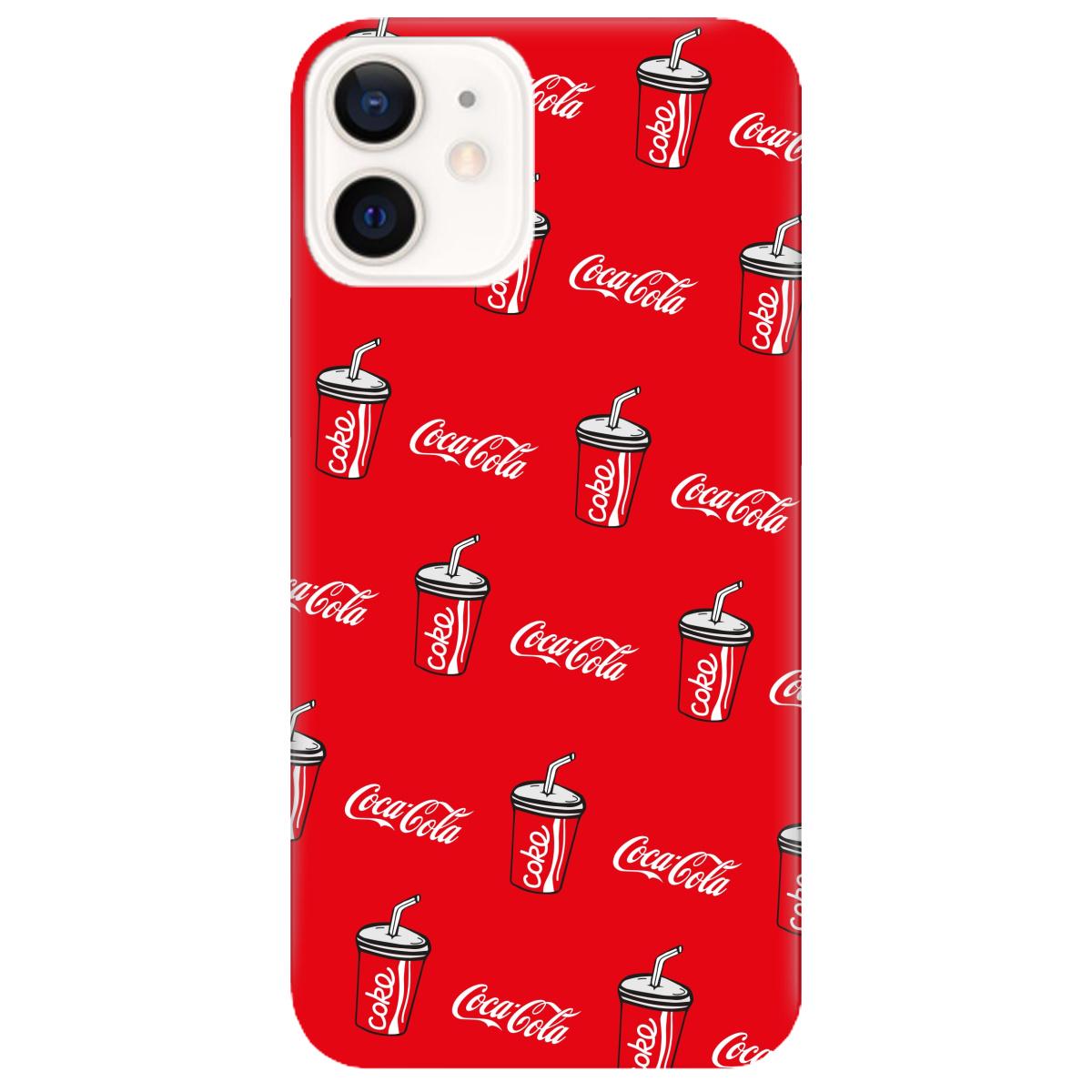 Силіконовий чохол Zorrov для Apple iPhone 12 - Coca Cola (14070060225087112)