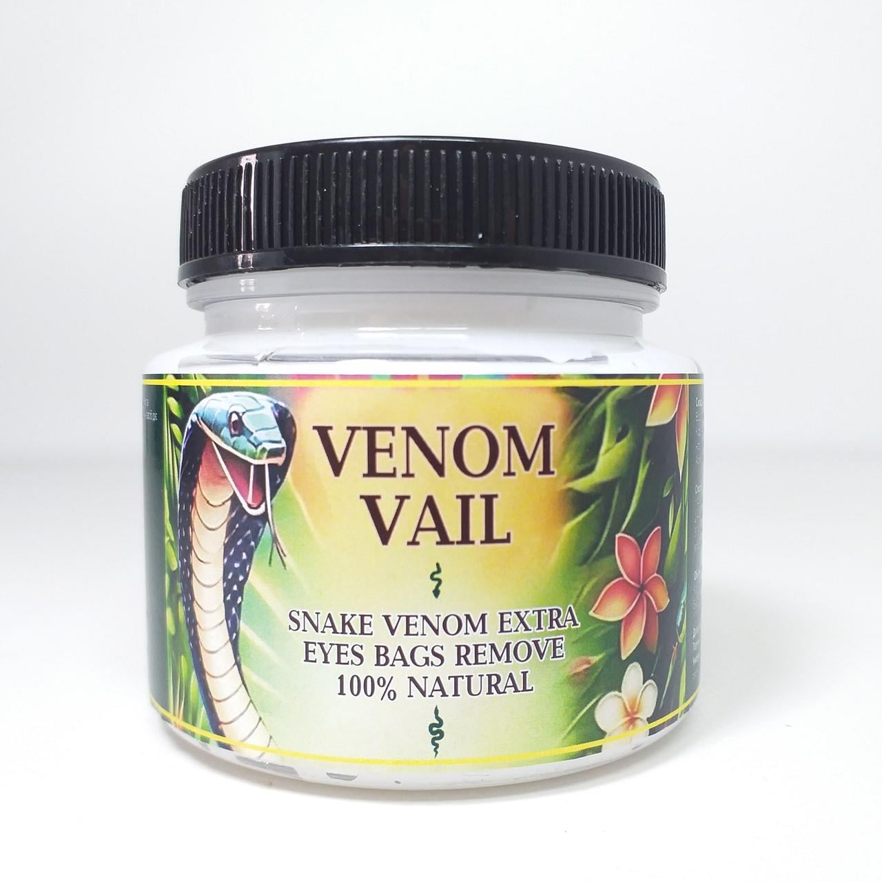 Крем от отеков и темных кругов под глазами VENOM VAIL с пептидом змеиного яда 240 г (X-2041)