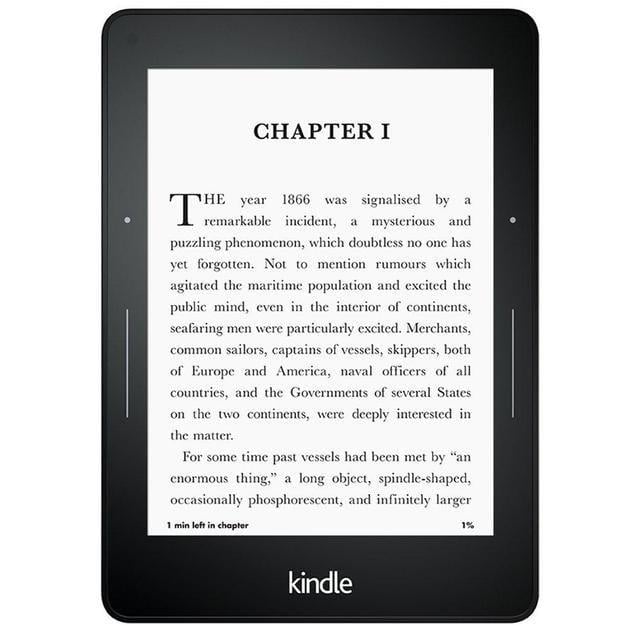 Електронна книга Amazon Kindle Voyage HD-екран та підсвіткою Wi-Fi Refurbished Black