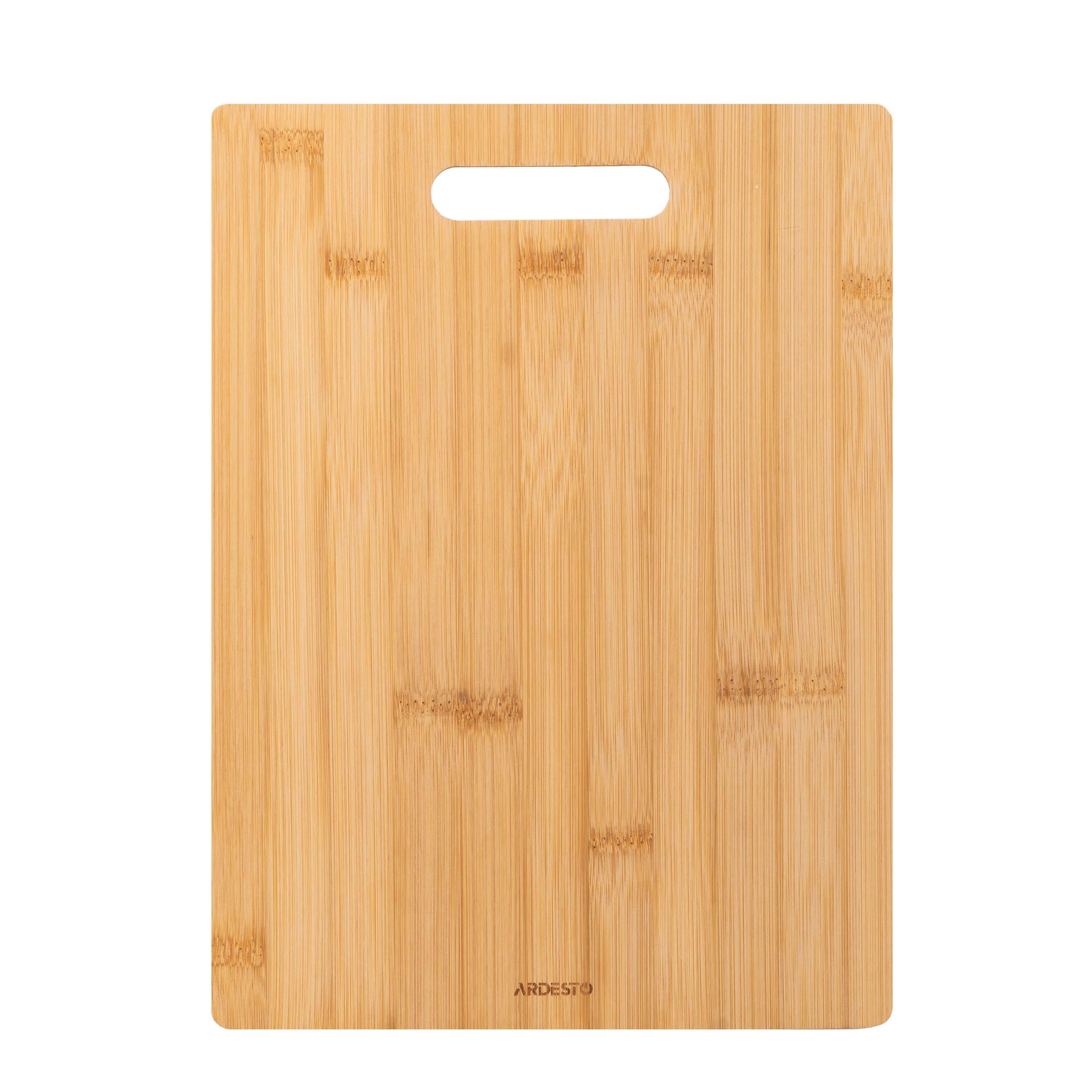 Доска кухонная для нарезки Ardesto Midori бамбуковая 28х21 см (639759)