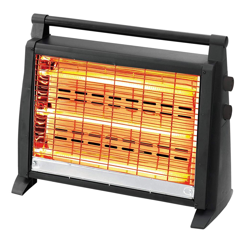 Обогреватель электрический Kumtel LX-2820 1800 Вт 25 м2 инфракрасный кварцевый напольный Black (LX_2831)