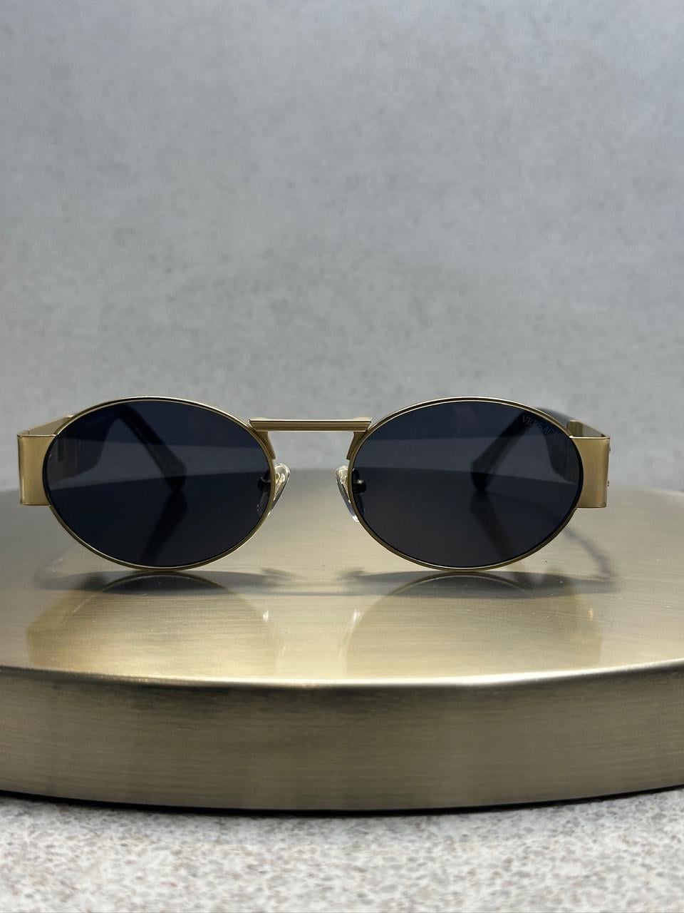 Сонцезахисні окуляри Versace 2264 Unisex Matte Gold/Dark Grey
