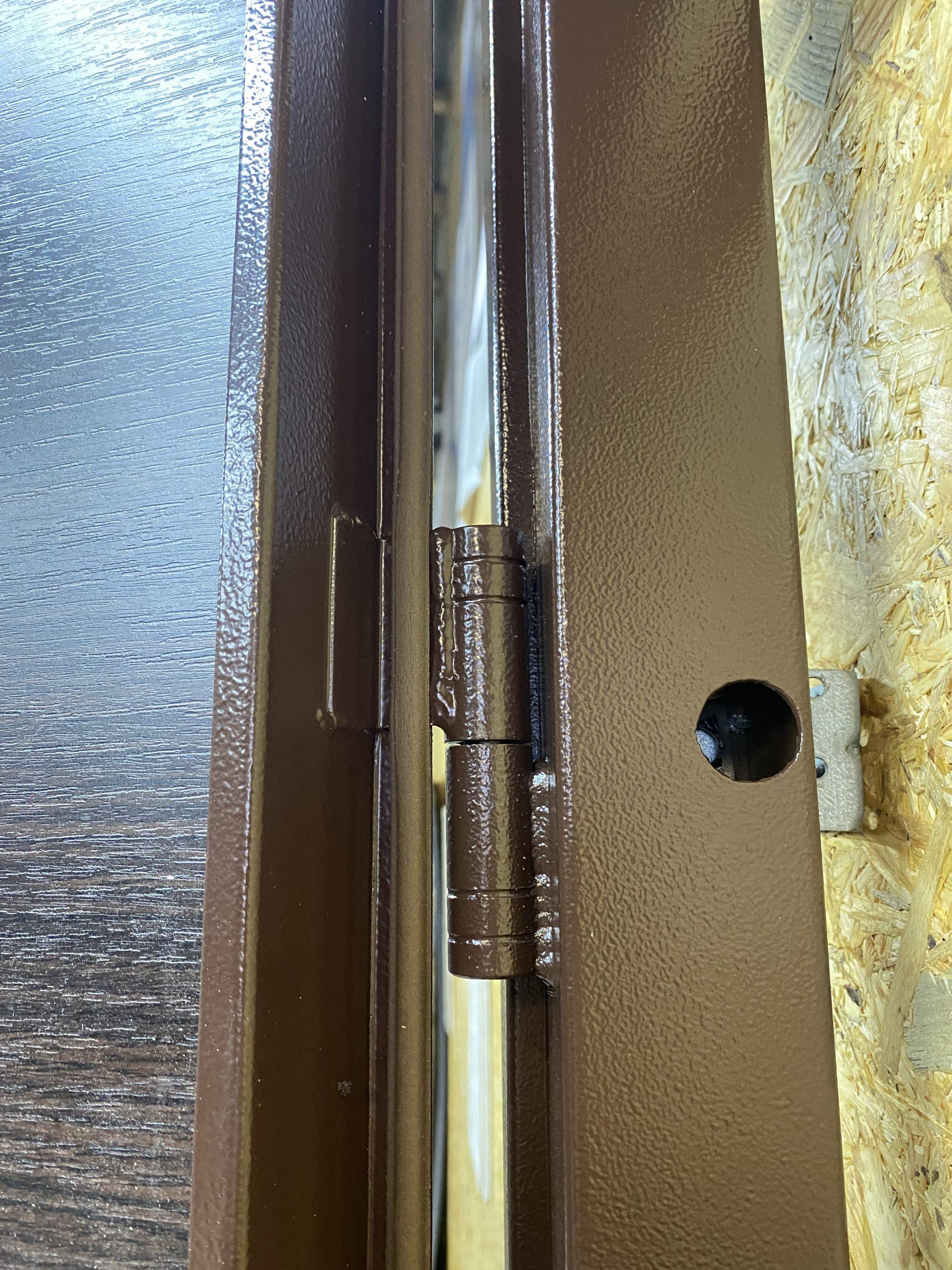 Дверь входная Redfort металл/ДСП 850х2040 мм RAL 8017/Венге магия (23333468) - фото 6