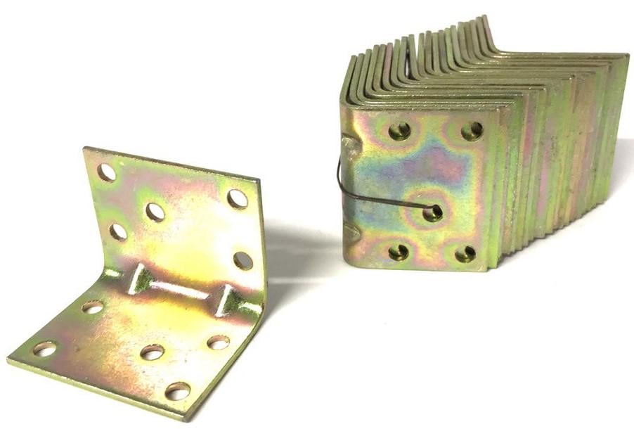 Куточок No 58 40х40х52 мм 20 шт. Цинковий