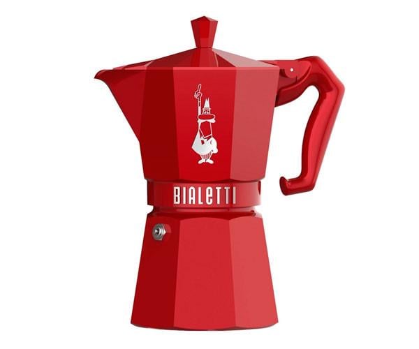 Гейзерная кофеварка Bialetti Moka Exclusive Red (990009056) - фото 1 Гейзерная кофеварка Bialetti Moka Exclusive Red (990009056) - фото 1