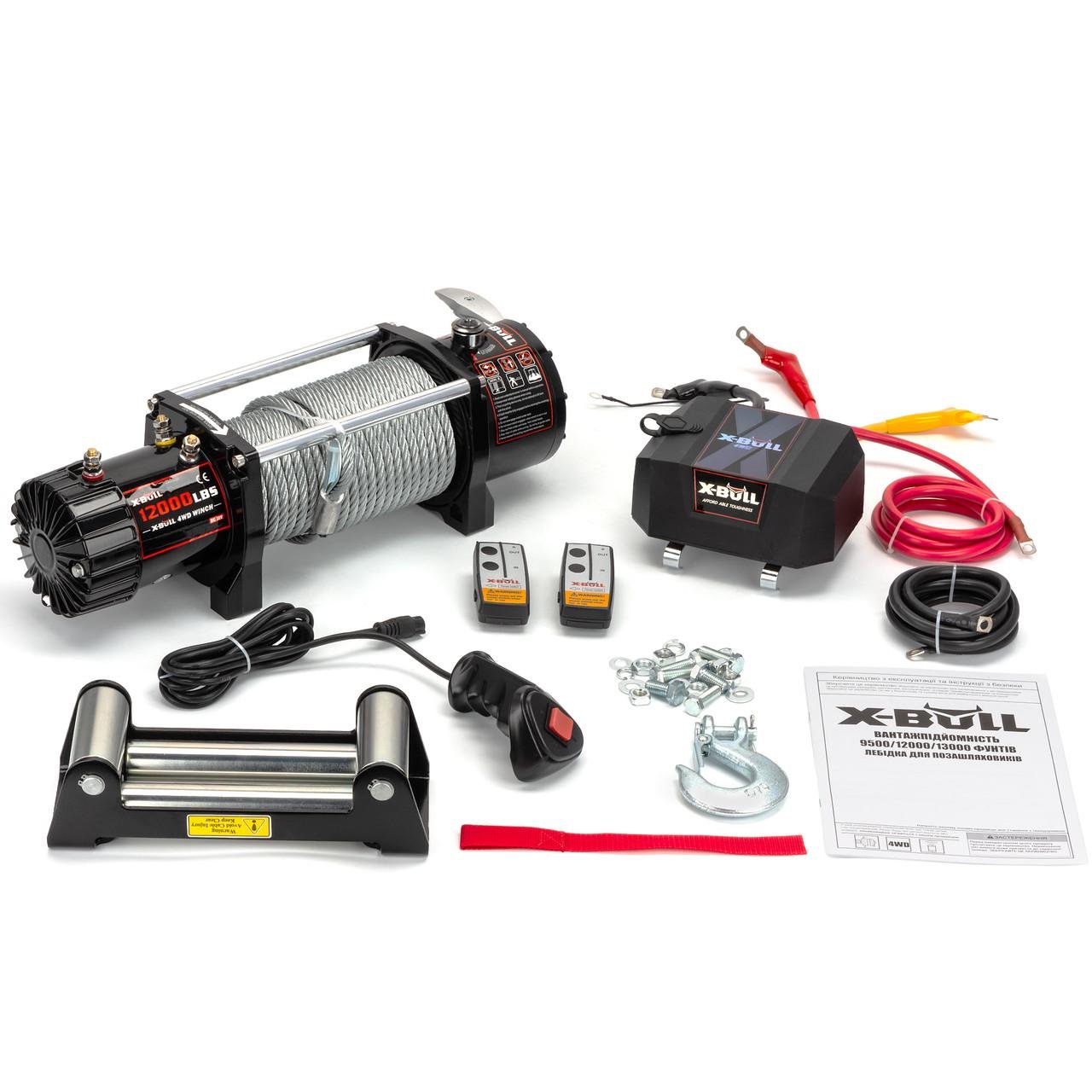 Лебедка автомобильная электрическая X-Bull 12000Lbs - фото 3 Лебедка автомобильная электрическая X-Bull 12000Lbs - фото 3