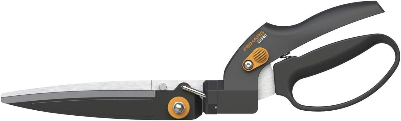 Ножницы для травы Fiskars SmartFit GS40 с регулируемым углом резания из пластика и высококачественной стали 35,5x13x3 см Черный (2564409493)