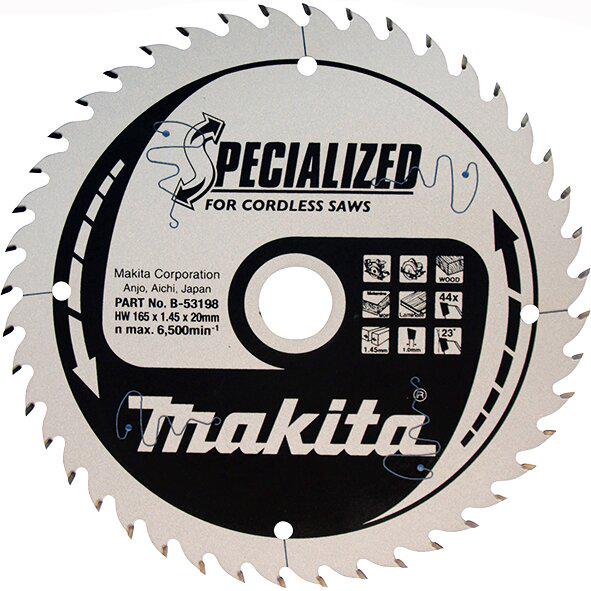 Диск пильный по дереву Makita 165х20 мм 44T