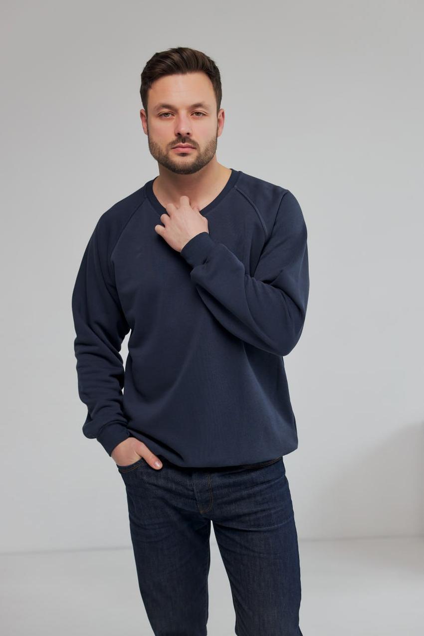 Свитшот мужской М0138.4 M Синий (519-1-61)