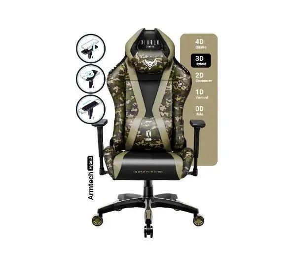 Кресло геймерское Diablo Chairs X-Horn 2.0 Normal Size экокожа Камуфляж (X-ONECZNIE20M) - фото 6