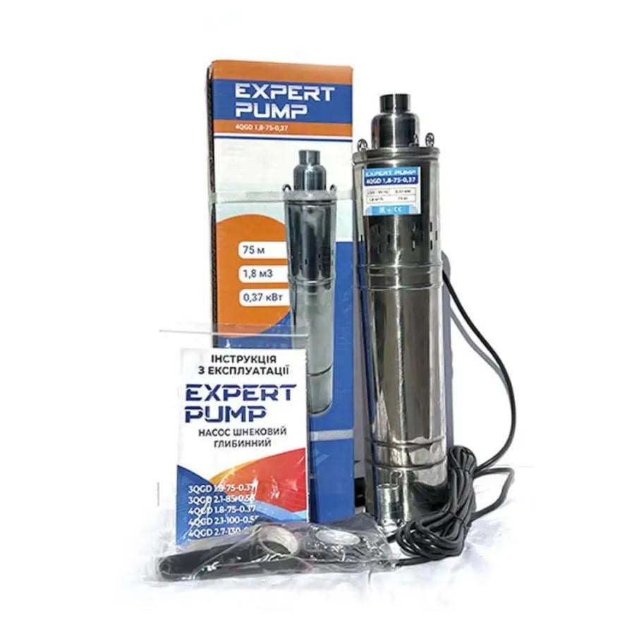 Насос шнековый вихревой вихревой погружной Expert Pump 4QGD 1,8-75-0,37 п