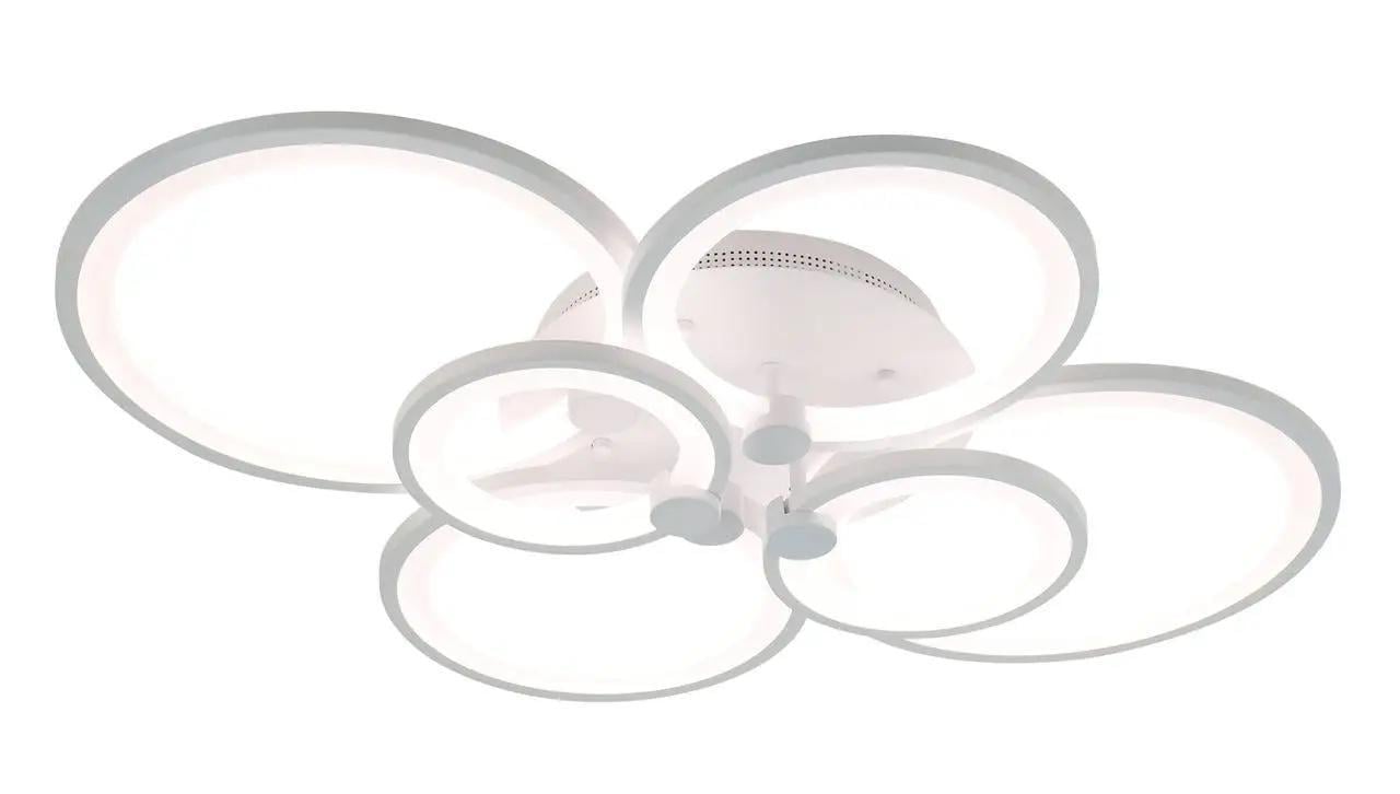 LED-люстра потолочная Valeso V-X6096-6 WT 114W (28689543)