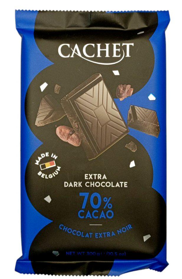 Шоколад Cachet DARK Черный горький 70% 300 г (52304)