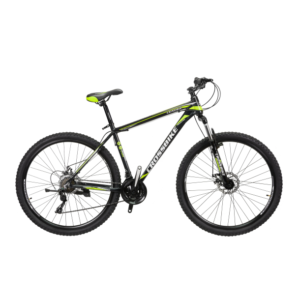 Велосипед CrossBike Leader 29" 19" 2022 Черный/Желтый
