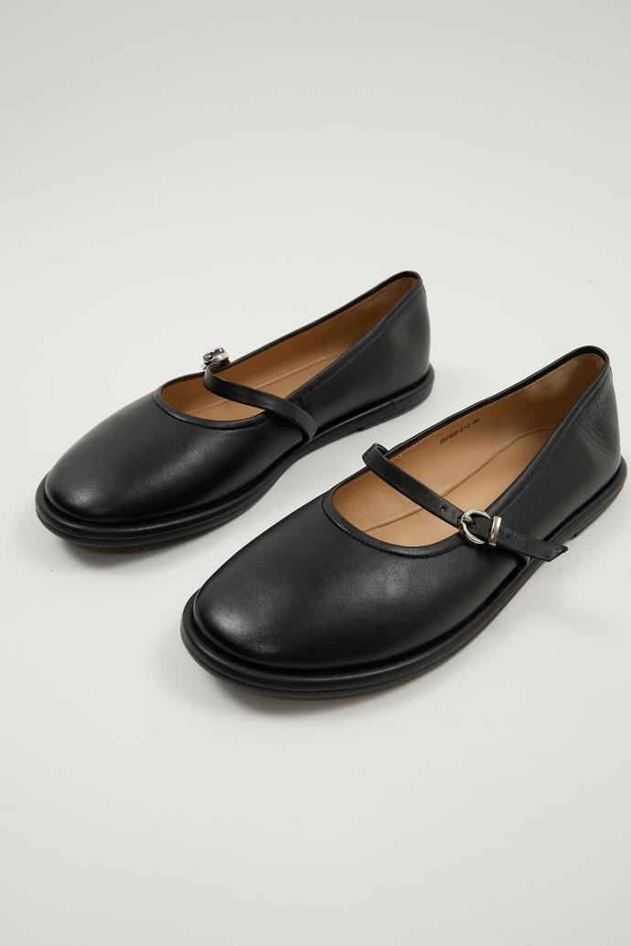 Балетки LONZA кожаные р. 40 Черный (191755) - фото 2