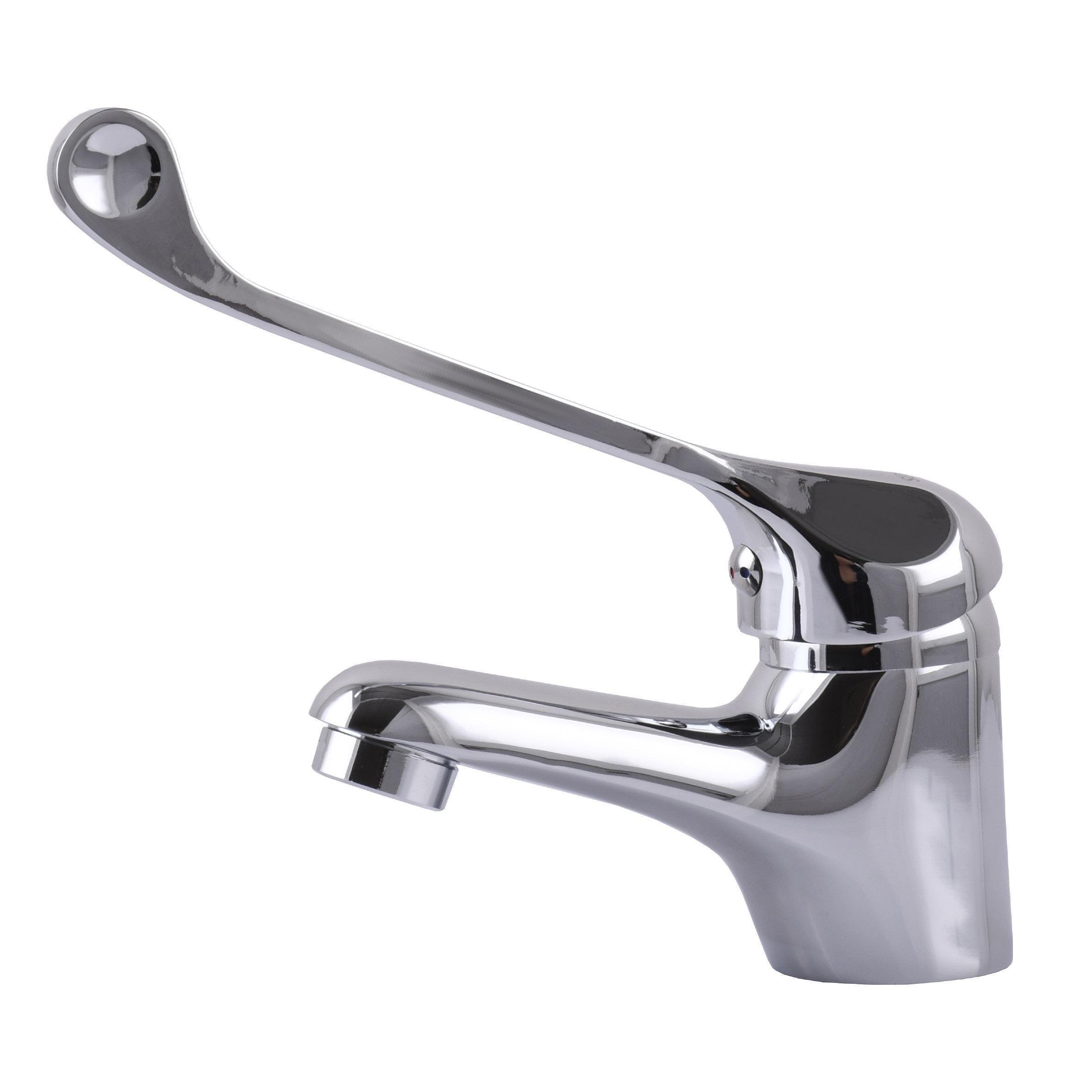 Смеситель для умывальника локтевой GLux CLINIC GLS-1011 Хром (27109)