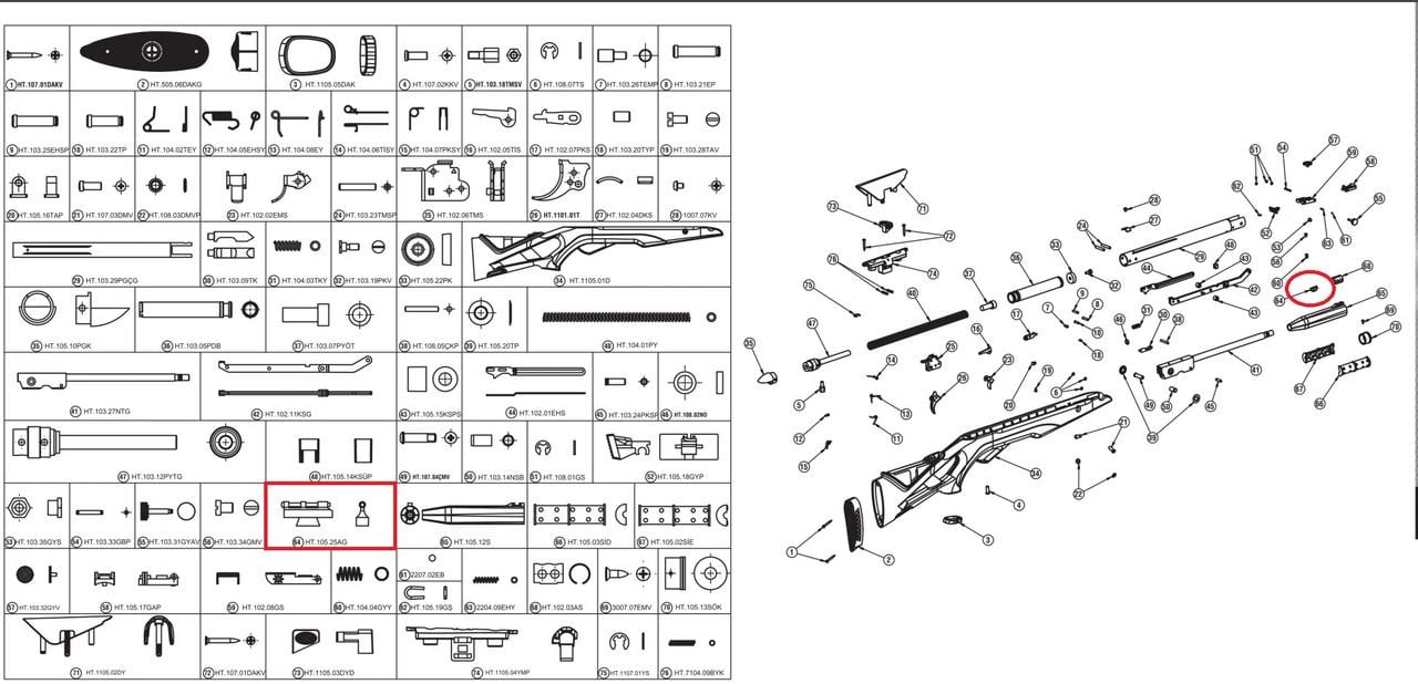 Мушка в зборі Ekol/Gamo/Kral/Crosman (1422435815) - фото 4 Мушка в зборі Ekol/Gamo/Kral/Crosman (1422435815) - фото 4