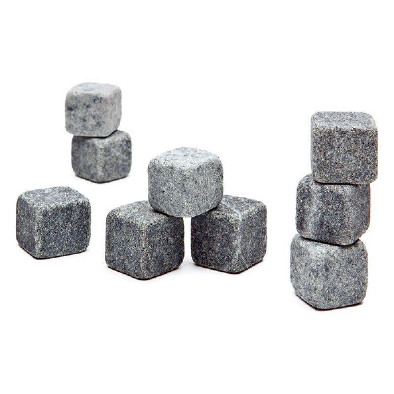 Камни Aura Whiskey Stones для виски охлаждающие 9 шт. 2х2 см Серый (0b1c2845)