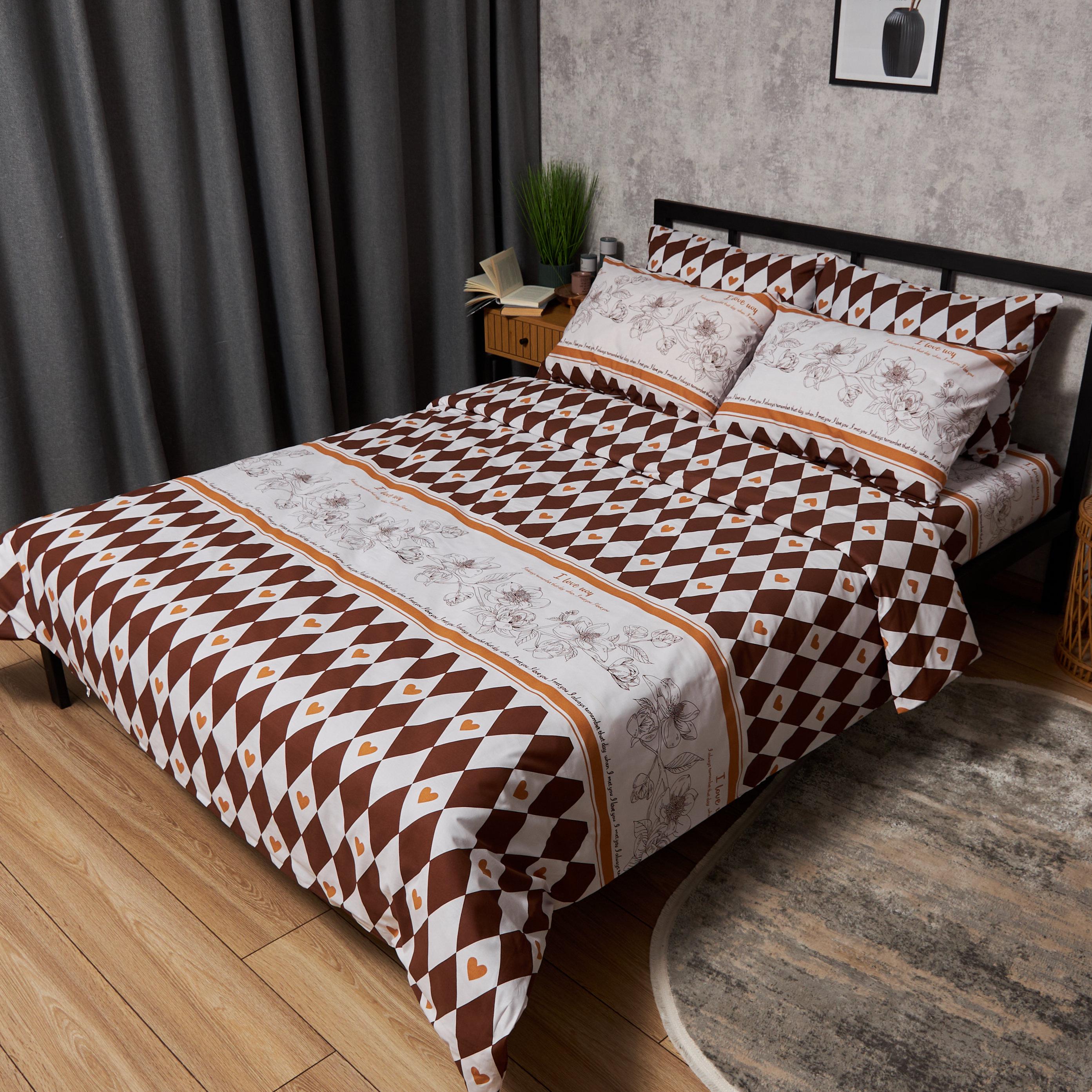 Комплект постельного белья Moon&Star бязь Gold Люкс Heart Patch king size наволочка 2 шт. 220x240 см (MS-820009382)