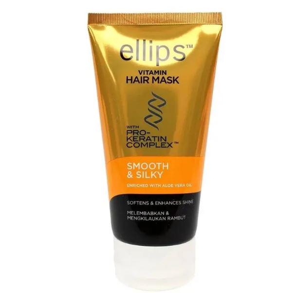 Маска для волосся Ellips Vitamin Hair Mask Smooth&Silky with Pro-Keratin Complex Бездоганний шовк 120 мл (E9266)