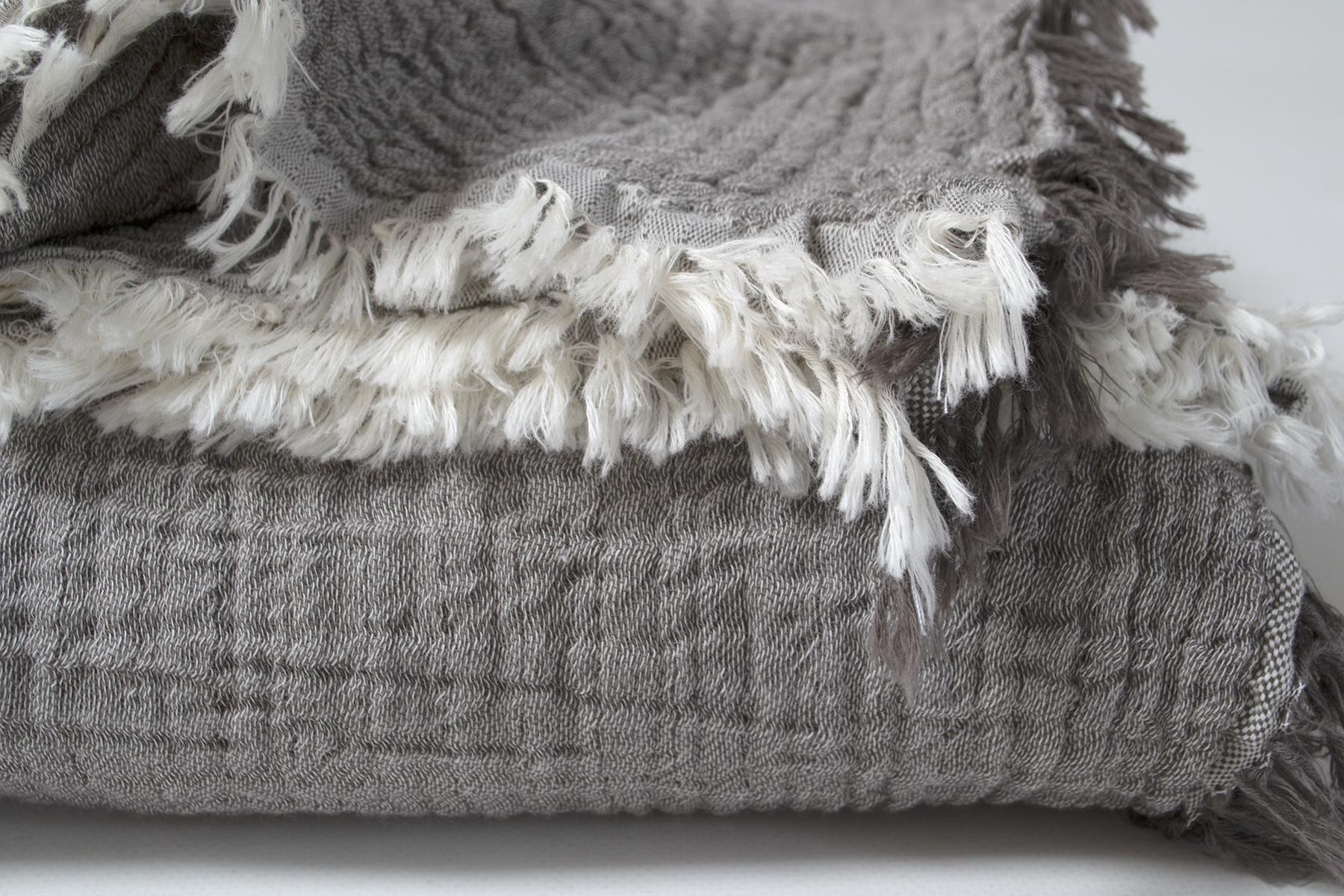 Покрывало Lotus Home Larna Muslin 160x200 см Anthracite (svt-2000022344265) - фото 3 Покрывало Lotus Home Larna Muslin 160x200 см Anthracite (svt-2000022344265) - фото 3